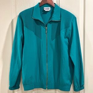 Vintage 80’s Teddi windbreaker lightweight women’s jacket.